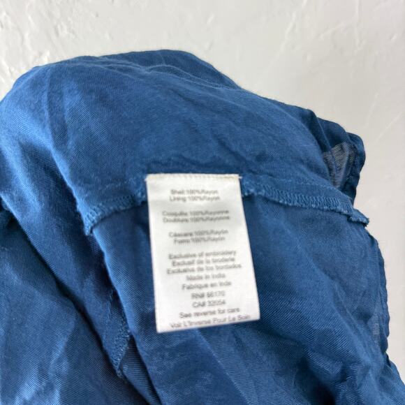 Tanvi Kedia Nyla Embroidered Shirt top 2X Plus Anthropologie Swing Tank EE10 - Picture 6 of 6